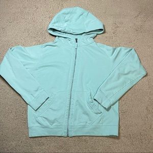 Women’s medium Patagonia zip up hoodie mint green